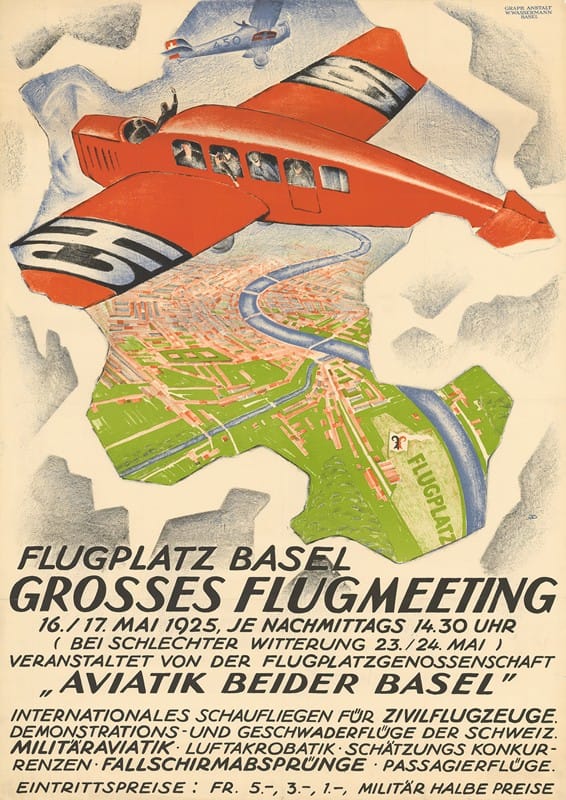 Burkhard Mangold - Flugplatz Basel – Grosses Flugmeeting