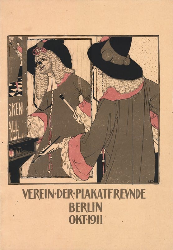 Burkhard Mangold - Verein der Plakatfreunde – Berlin – Okt 1911