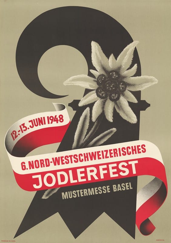 Johannes Handschin - 6. Nord-Westschweizerisches Jodlerfest, Mustermesse Basel