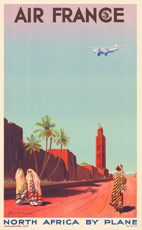 Maurice Guiraud-Rivière - Air France – North Africa by plane