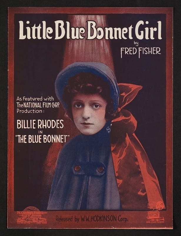 Anonymous - Little blue bonnet girl