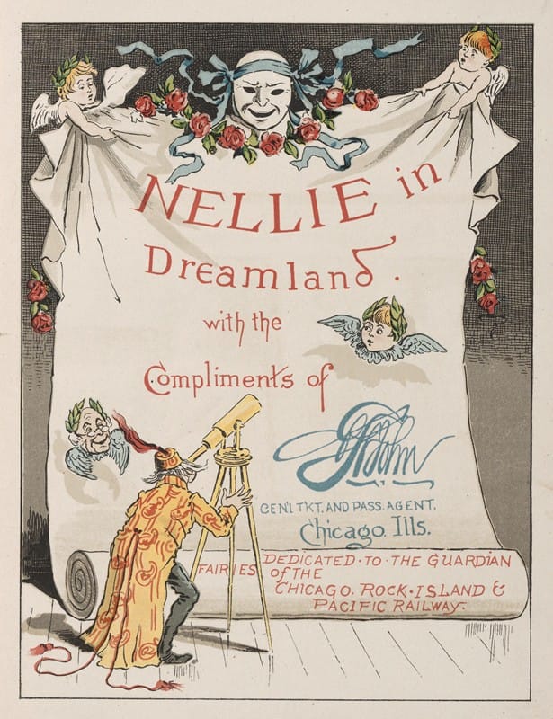 Anonymous - Nellie in dreamland, with the compliments of E. St. John