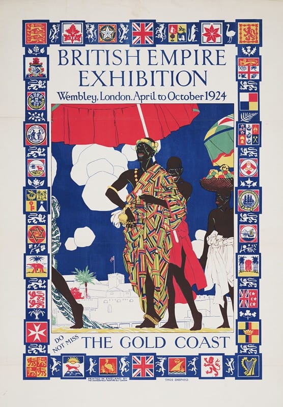 Ernest Coffin - British Empire Exhibition, Wembley, London, April-October 1924; Do not miss the Gold Coast