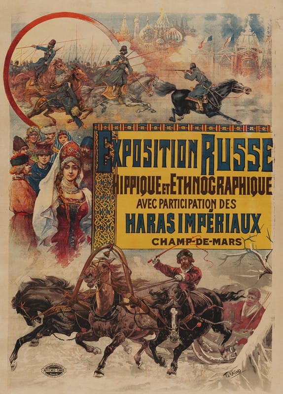 Francisco Tamagno - Exposition Russe, hippique et ethnographique avec participation des Haras imperiaux. Champ-de-Mars