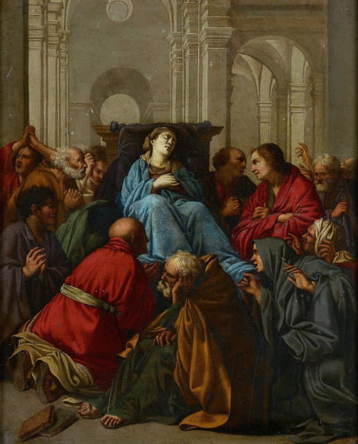 School Of Carlo Saraceni - Death of the Virgin