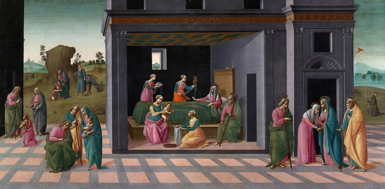 Bartolomeo di Giovanni - Scenes from the Life of Saint John the Baptist