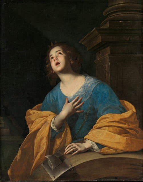 Bernardo Cavallino - Saint Catherine of Alexandria