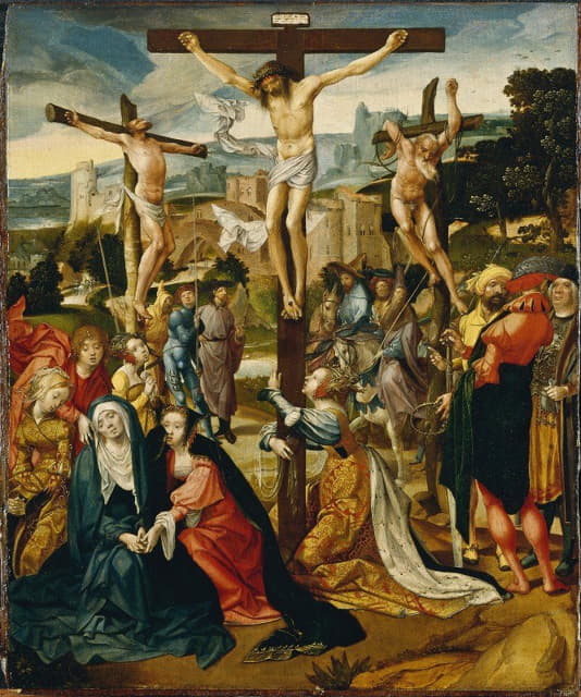 Cornelis Engebrechtsz - The Crucifixion