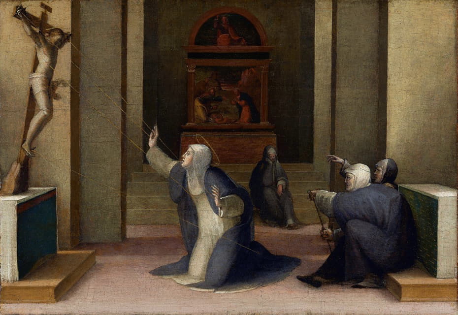 Domenico Beccafumi - Saint Catherine of Siena Receiving the Stigmata