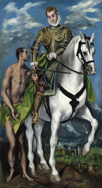 El Greco (Domenikos Theotokopoulos) - Saint Martin and the Beggar