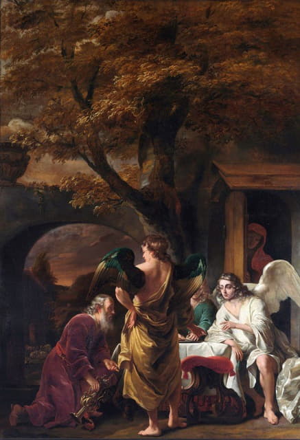 亚伯拉罕招待三位天使