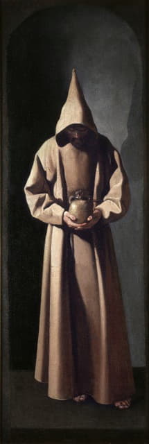 Francisco de Zurbarán - St. Francis Contemplating a Skull