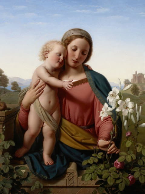 Franz Ittenbach - Madonna and Child