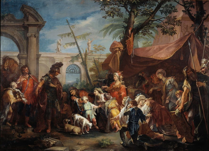 Gaspare Diziani - The Family of Darius Pleading to Alexander
