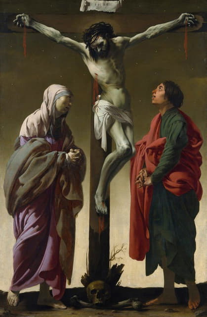 Hendrick Ter Brugghen - The Crucifixion with the Virgin and Saint John