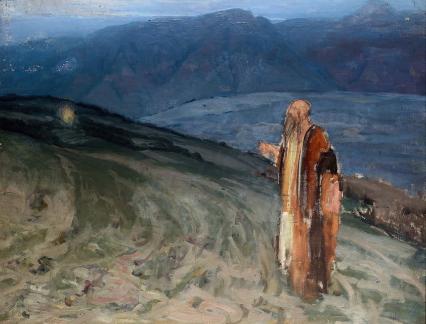 Henry Ossawa Tanner - Study for Moses and the Burning Bush