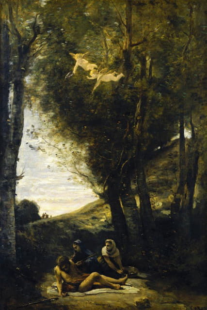 Jean-Baptiste-Camille Corot - Saint Sebastian Succored by the Holy Women