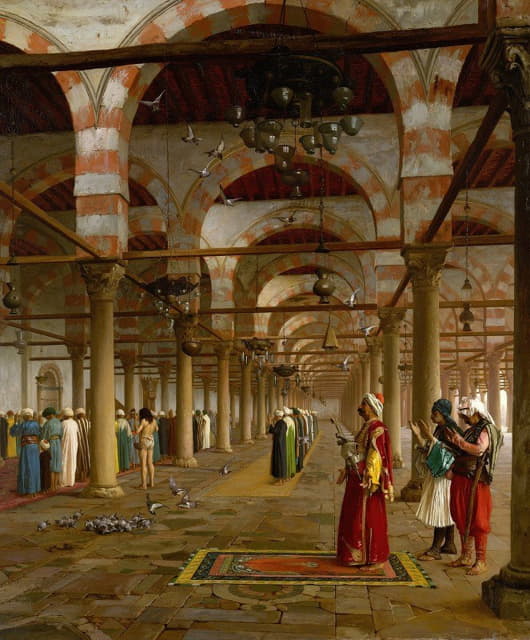 Jean-Léon Gérôme - Prayer in the Mosque