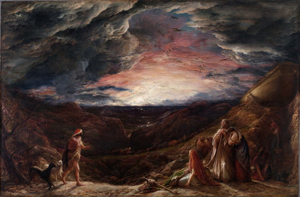 John Linnell - Noah, The Eve of the Deluge