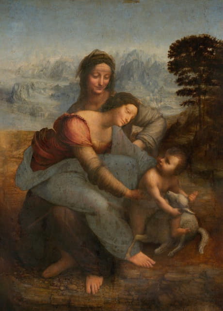 Leonardo da Vinci - The Virgin and Child with St. Anne