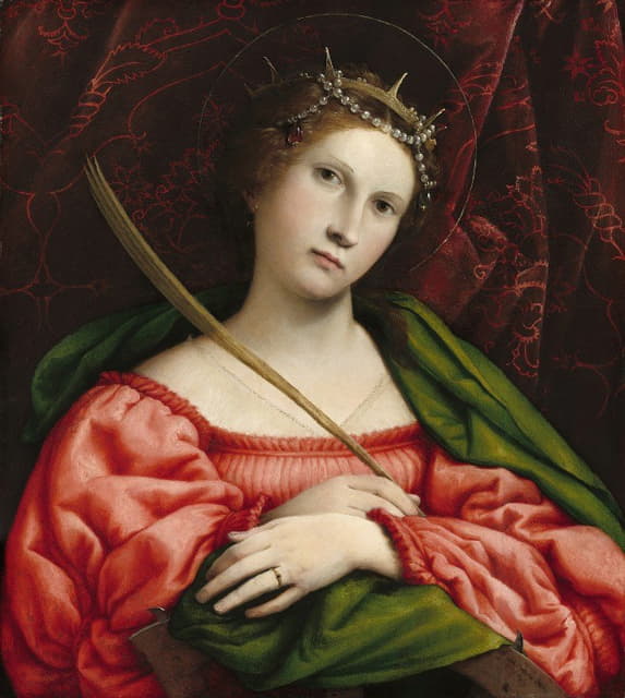 Lorenzo Lotto - Saint Catherine