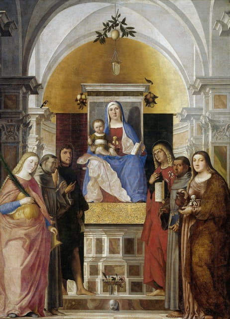 圣凯瑟琳、阿西西的弗朗西斯、施洗约翰、布道约翰、帕多瓦的安东尼和抹大拉的玛丽_