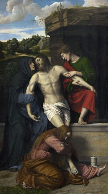 Moretto Da Brescia - Pietà