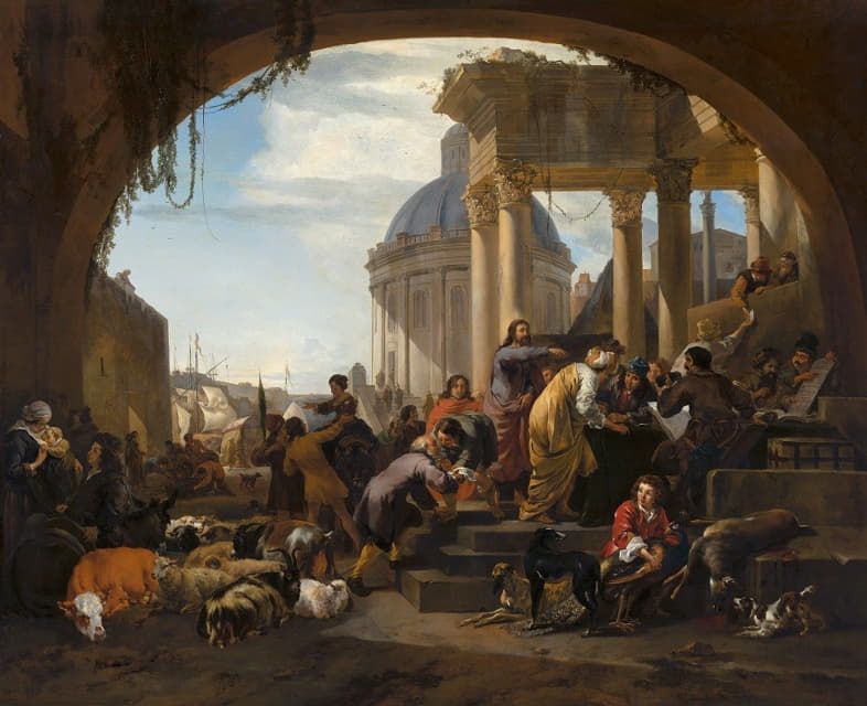 Nicolaes Pietersz. Berchem - The Calling of St Matthew