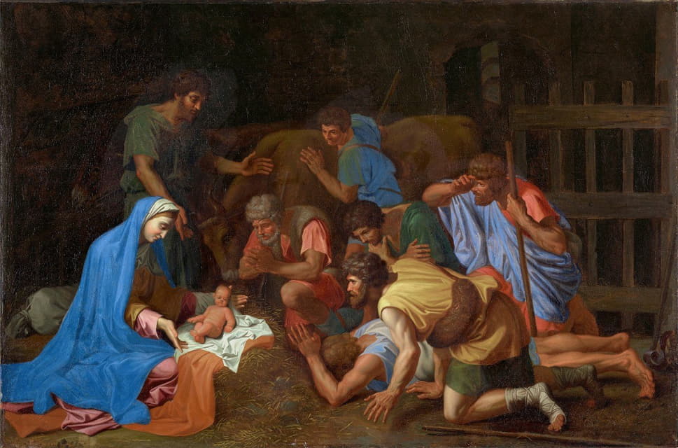 Nicolas Poussin - The Adoration of the Shepherds