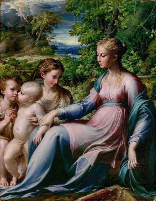 Parmigianino - Virgin and Child with Saint John the Baptist and Mary Magdalene