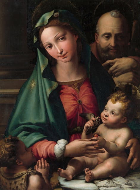 Perino Del Vaga - The Holy Family with the Infant Saint John the Baptist