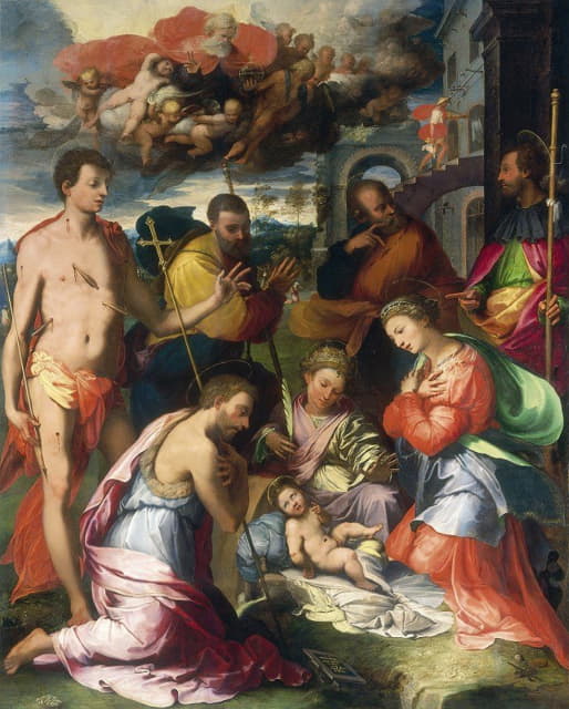 Perino Del Vaga - The Nativity