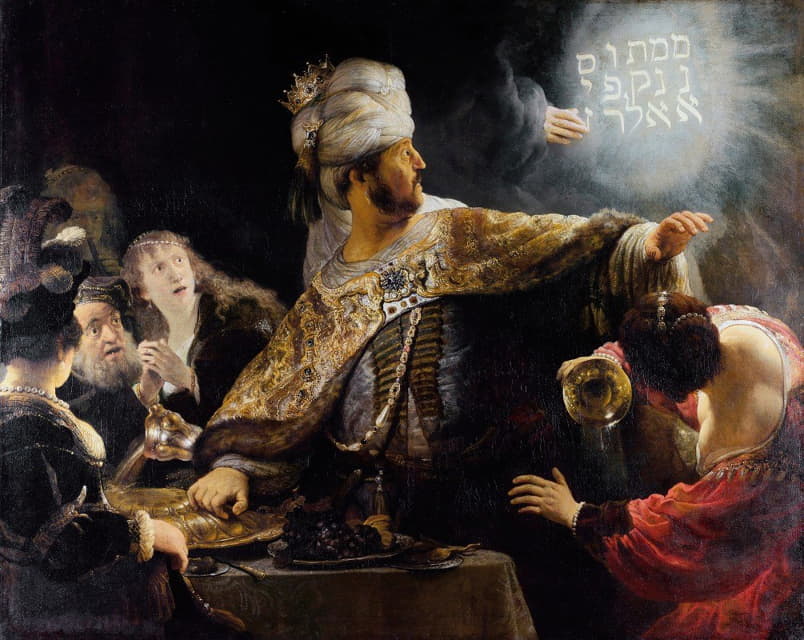 Rembrandt van Rijn - Belshazzar’s feast