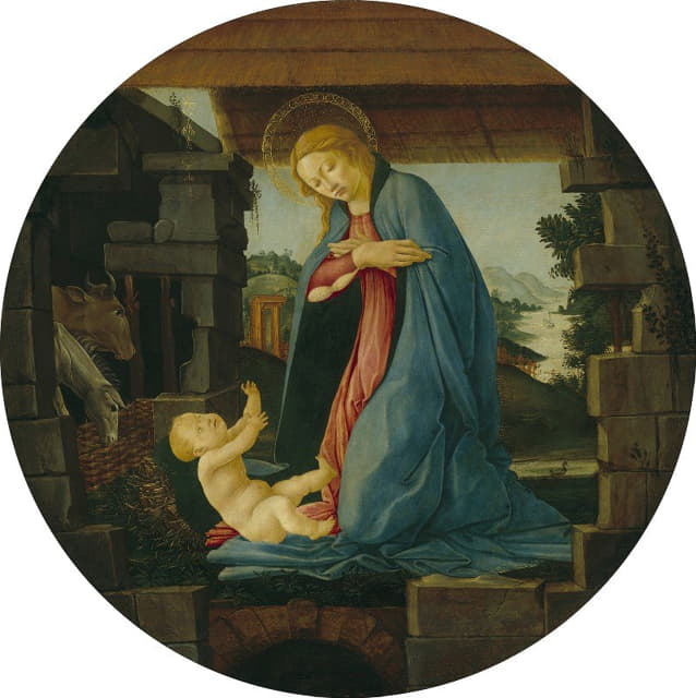Sandro Botticelli - The Virgin Adoring the Child