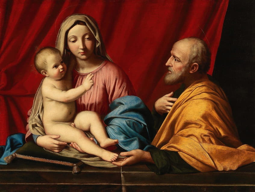 Giovanni Battista Salvi da Sassoferrato - The Holy Family