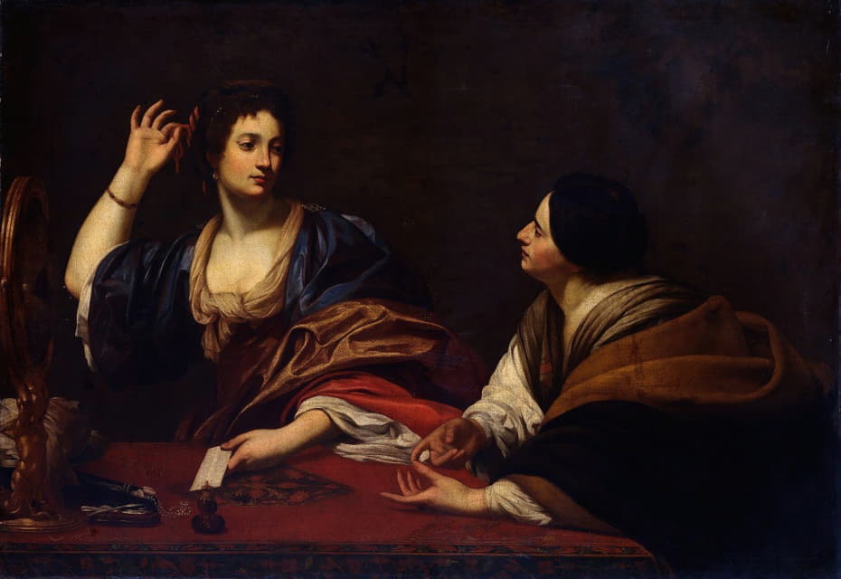 玛莎责骂她虚荣的妹妹玛丽·抹大拉