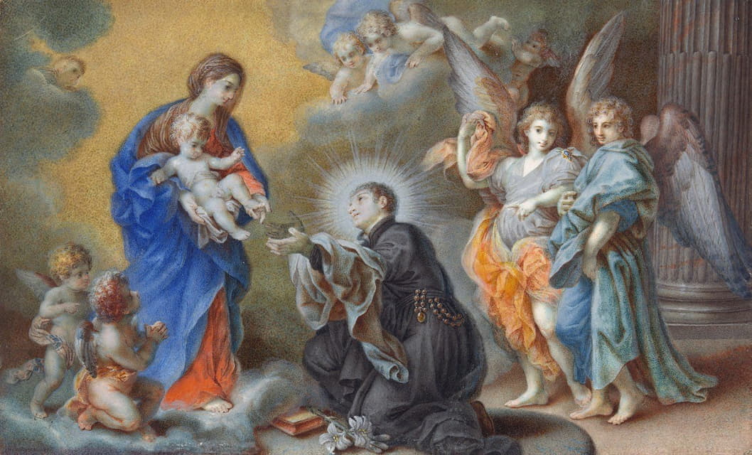 Veronica Stern - Madonna and Child Appearing to Saint Louis Gonzaga