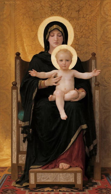 William-Adolphe Bouguereau - Virgin and Child