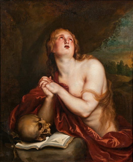 Workshop of Anthony van Dyck - The Penitent Magdalen
