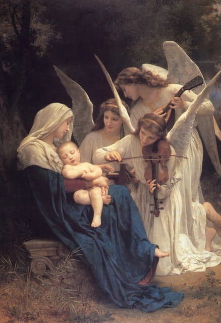 William-Adolphe Bouguereau - The song of the angels