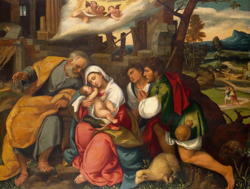 Bonifacio Veronese - The Adoration Of The Shepherds