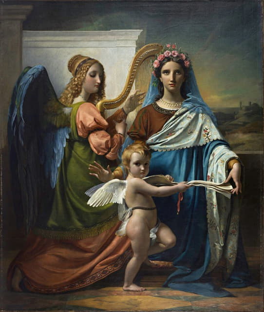 François-Joseph Navez - Saint Cecilia Of Rome