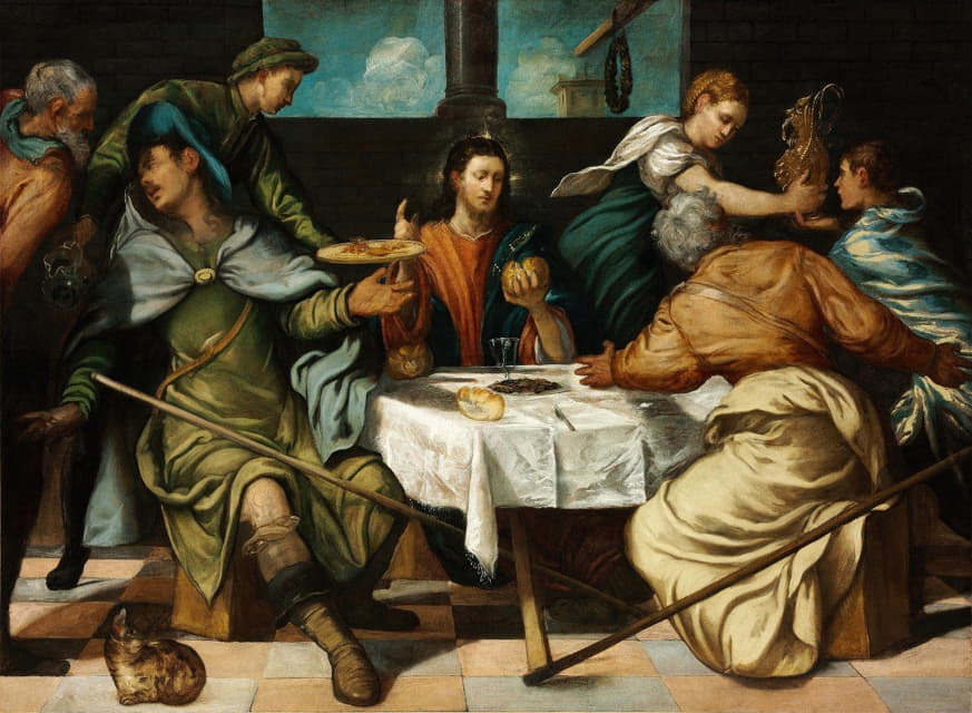 Jacopo Tintoretto - The Supper At Emmaus