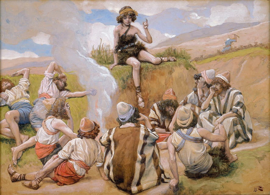 约瑟夫向他的兄弟们展示了他的梦想