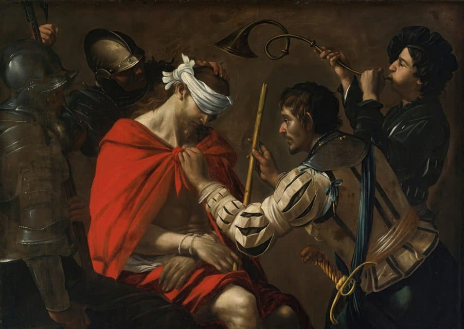Follower of Caravaggio - The Mocking Of Christ