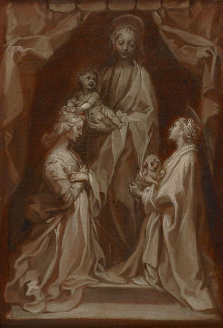 圣母习作与圣徒塞西莉亚和艾格尼丝