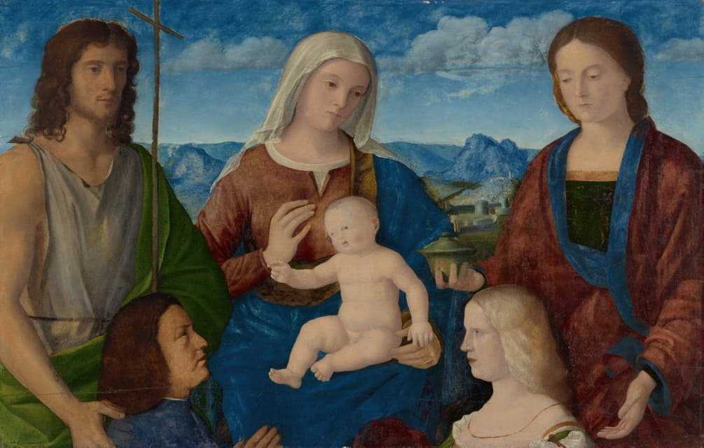 Pietro degli Ingannati - Virgin and Child with Saints and Donors