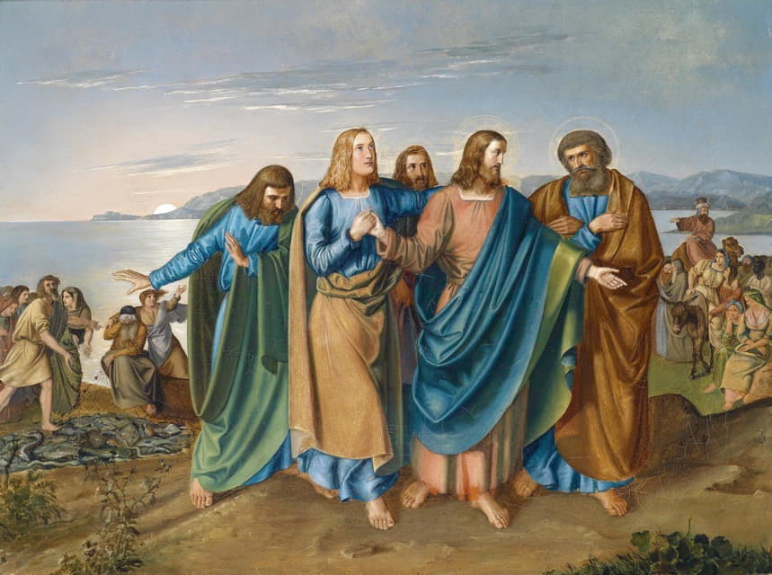 Carl Oesterley - Jesus At The Sea Of ​​galilee