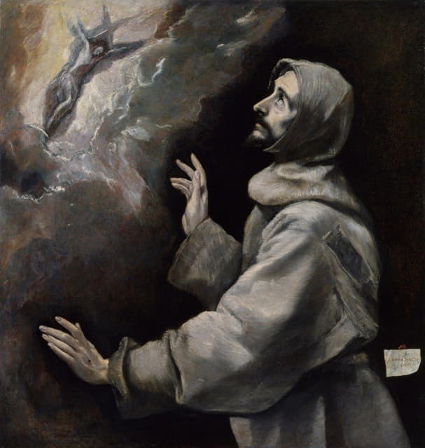El Greco (Domenikos Theotokopoulos) - Saint Francis Receiving The Stigmata
