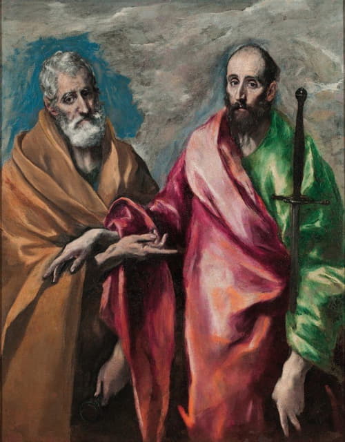 El Greco (Domenikos Theotokopoulos) - Saint Peter And Saint Paul